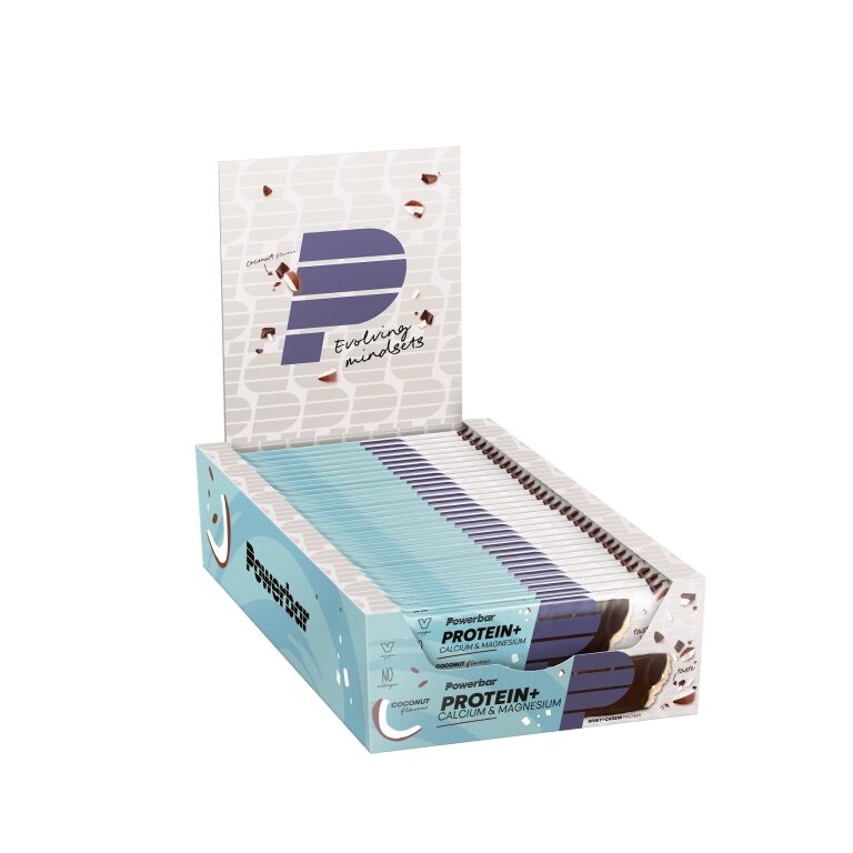 PowerBar Protein Plus + Calcium & Magnesium Coconut Flavour 30x35g Box
