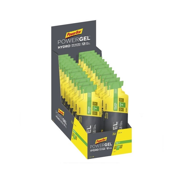 PowerBar PowerGel Hydro (liquid concentrated carbohydrate gel) Mojito - 24x67ml Box