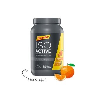 PowerBar IsoActive - isotonic sports drink with 5 minerals & carbohydrates - Orange flavour 1320g can