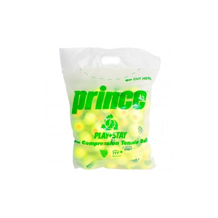 Prince Methodology Balls Stage 1 Play&Stay yellow/green 72-pack in bag