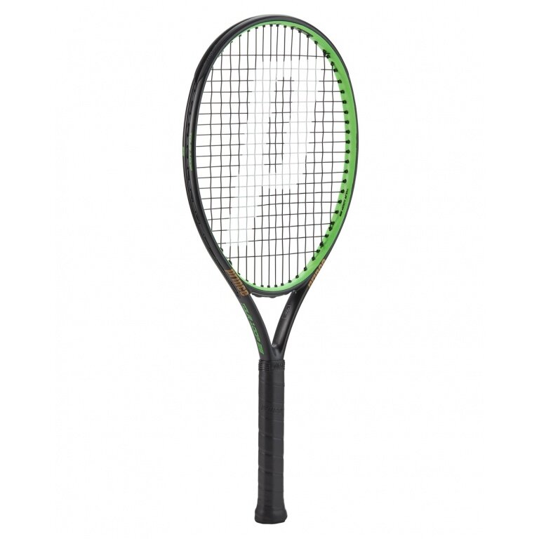 Prince Kinder Tennis Racket Tour 100P 25 #19 black/green (9-12 years) - pre-strung -