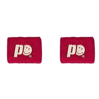 Prince x Smiley Sweatband Logo Small pink - 2 pieces