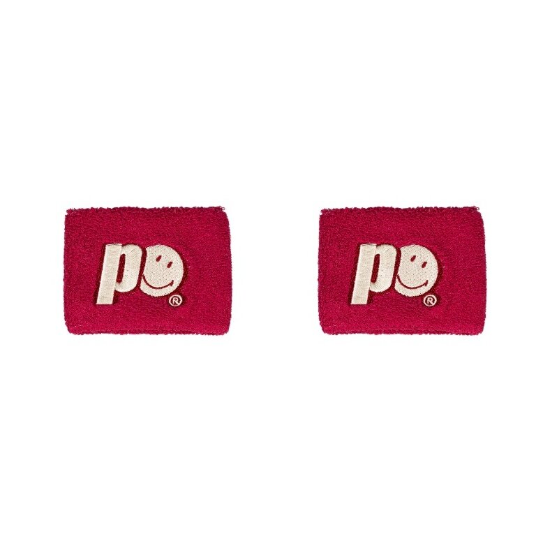 Prince x Smiley Sweatband Logo Small pink - 2 pieces