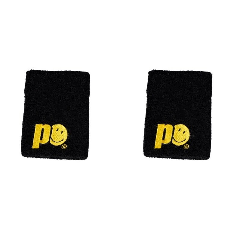 Prince x Smiley Sweatband Logo Large black - 2 pieces