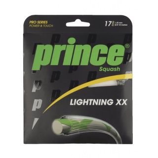 Prince Lightning XX 1.25 black squash string