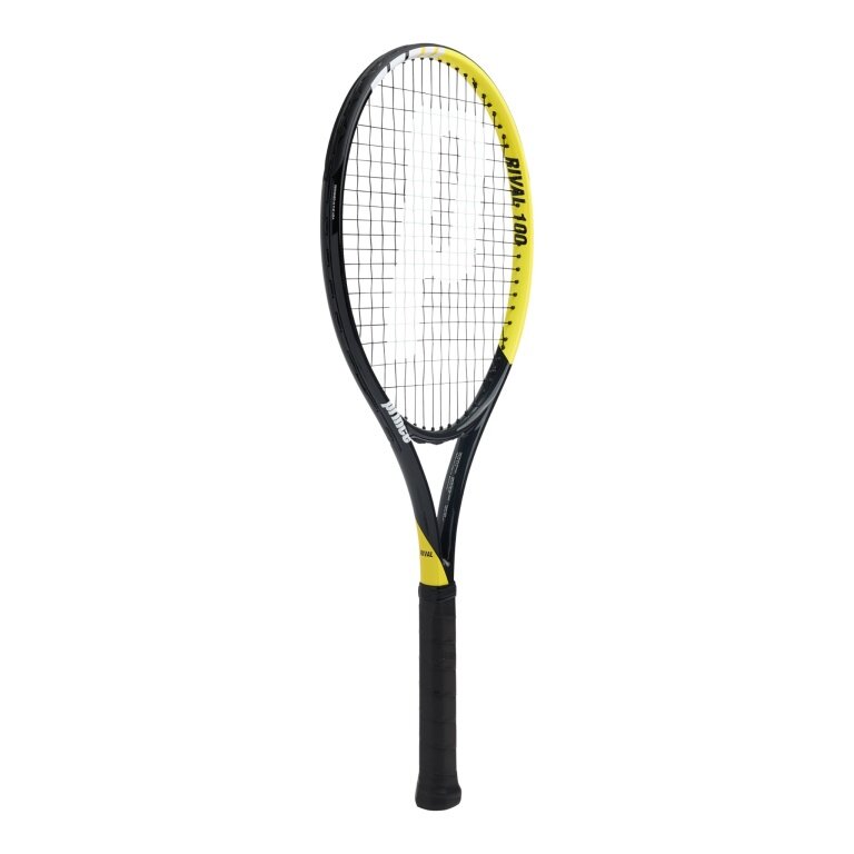 Prince Tennis Racket Rival 100in/275g/Recreational black/yellow - strung -