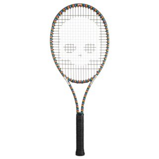 Prince Tennis Racket by Hydrogen Skulls 275 100in/275g multi-coloured - strung -