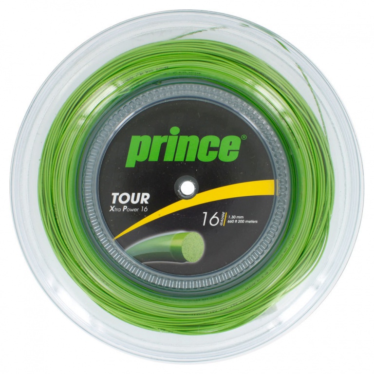 Prince Tennis String Tour XP (Durability+Power) green 200m roll