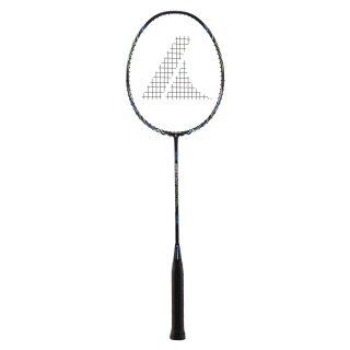 Pro Kennex Badminton Racket Destiny Control (medium, balanced) grey/green - strung -