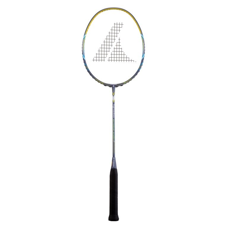 Pro Kennex Badminton racket Kinetic Extreme Speed (medium, balanced) blue-gray/yellow - strung -