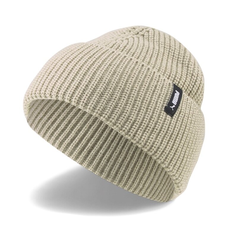 Puma Beanie Core Fisherman Hat - Knit Structure - pebble grey - 1 piece