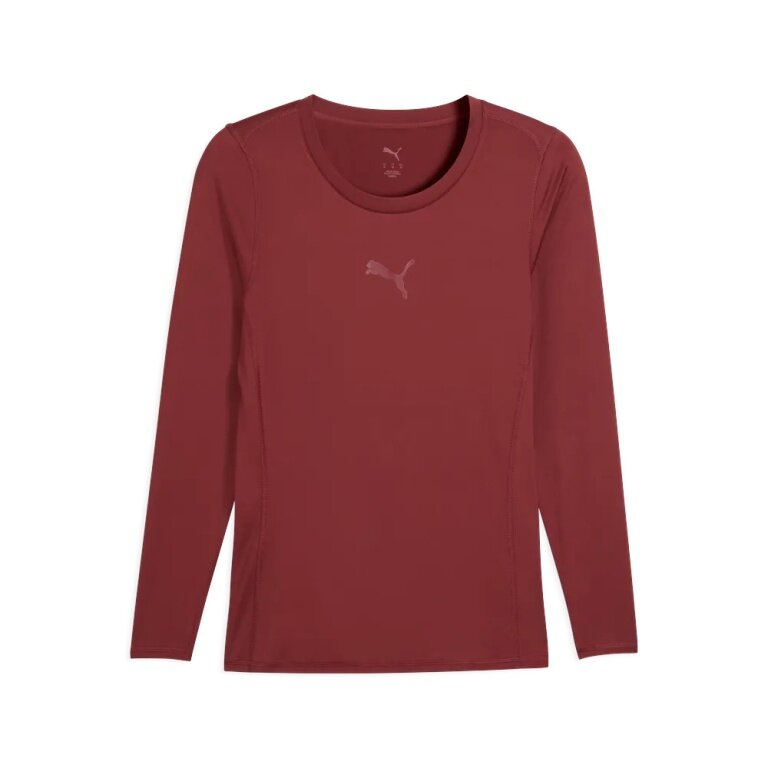 Puma Functional Underwear Long Sleeve Shirt teamLIGA26 Baselayer Tee burgundy Men's