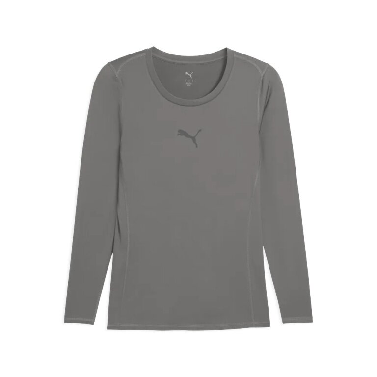 Puma functional underwear long-sleeve shirt teamLIGA26 baselayer tee grey men's