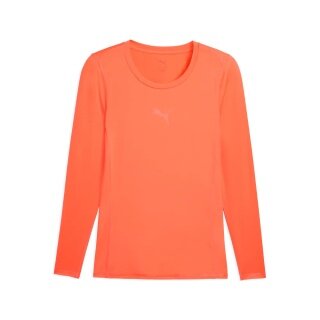 Puma Functional Underwear Long Sleeve Shirt teamLIGA26 Baselayer Tee neon orange Men's