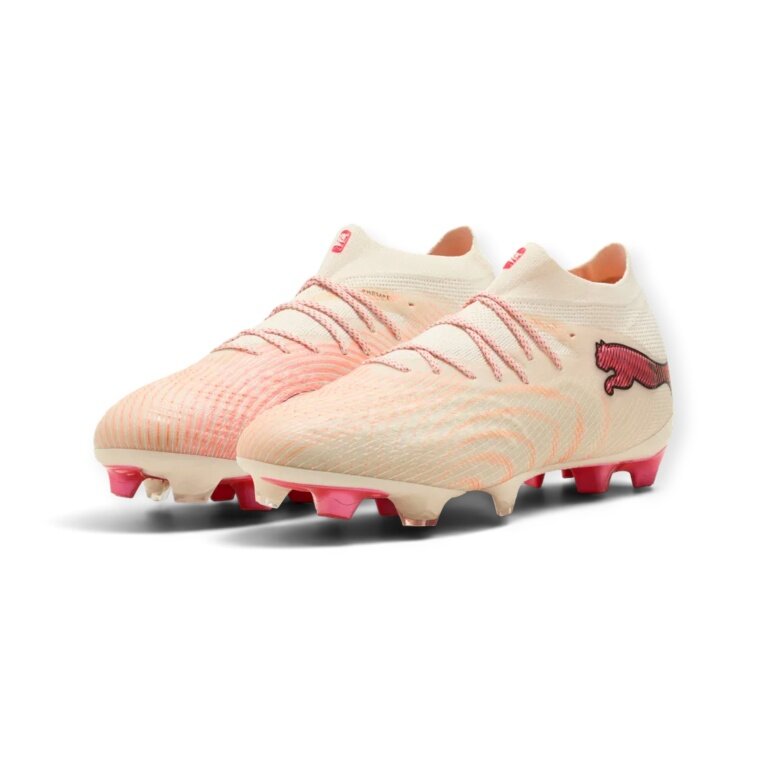 Puma Football Boots Future 9 Ultimate FG (for firm ground) cream white/red men's