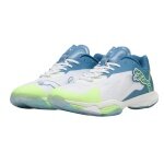 Puma Indoor Court Shoes Vantage Nitro (Cushioning) white/blue Men's