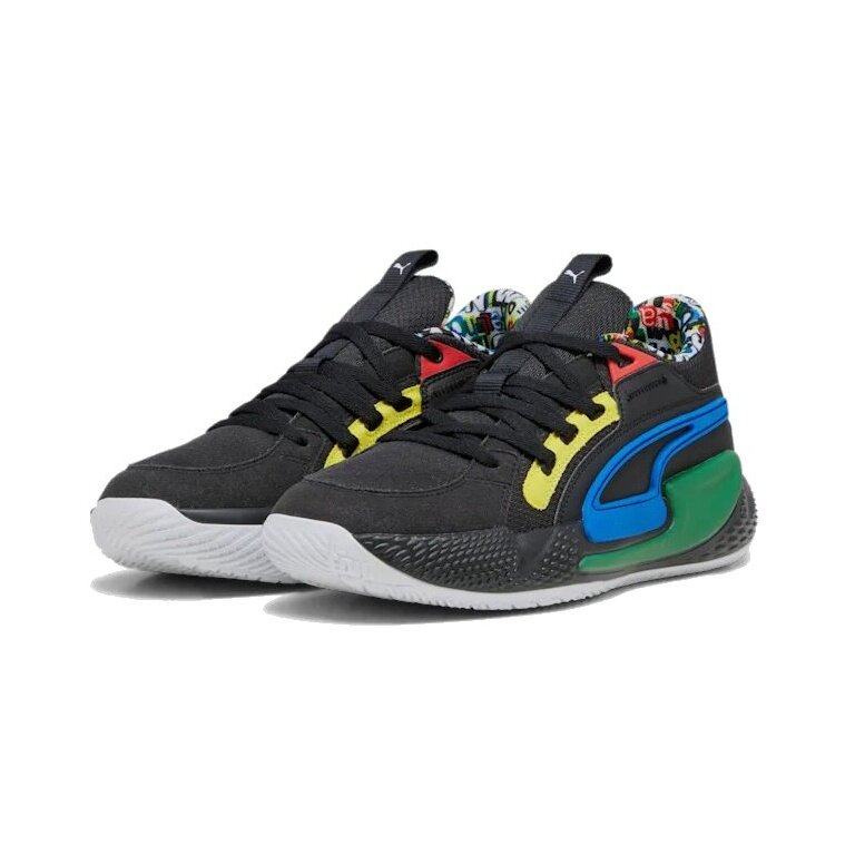 Puma Indoor Court Shoes Court Rider Chaos black/multicoloured Men