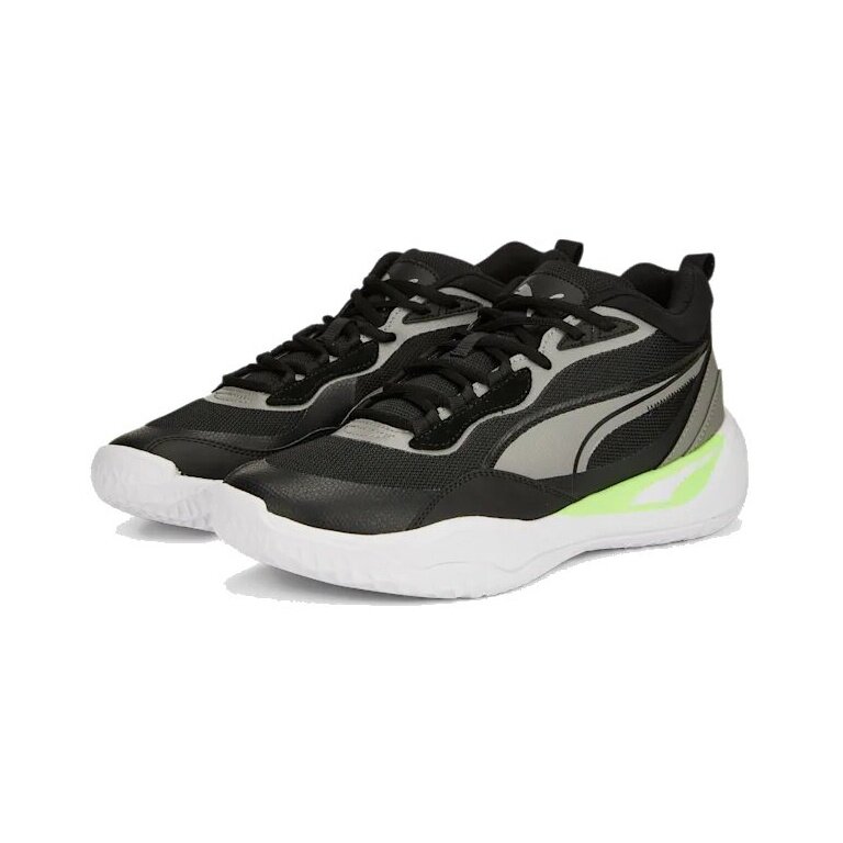 Puma Indoor Court Shoes Playmaker Pro black/lime green Men