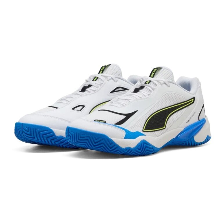 Puma Indoor Court Shoes Solarstrike 4 white/blue men's