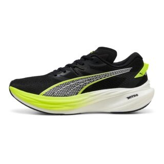 Puma Running Shoes Deviate Nitro 3 (Cushioning) black/yellow men's
