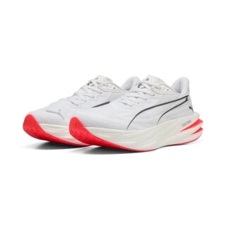Puma Running Shoes Deviate Pure Nitro (Cushioning) white/red ladies