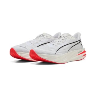 Puma Running Shoes Deviate Pure Nitro (Cushioning) white/red men's