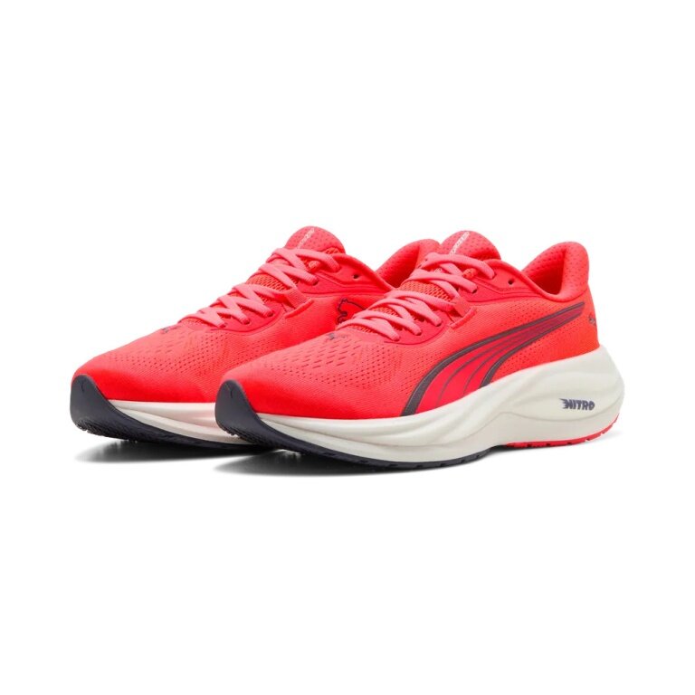 Puma Electrify Nitro 5 Running Shoes (Cushioning) red Men's