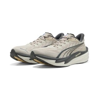 Puma Running Shoes Deviate Nitro 4 (Cushioning) beige/grey Men's