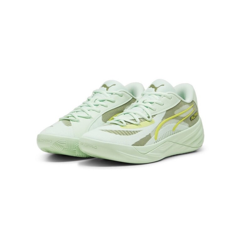 Puma Indoor Court Shoes All-Pro Nitro mint/olive Men