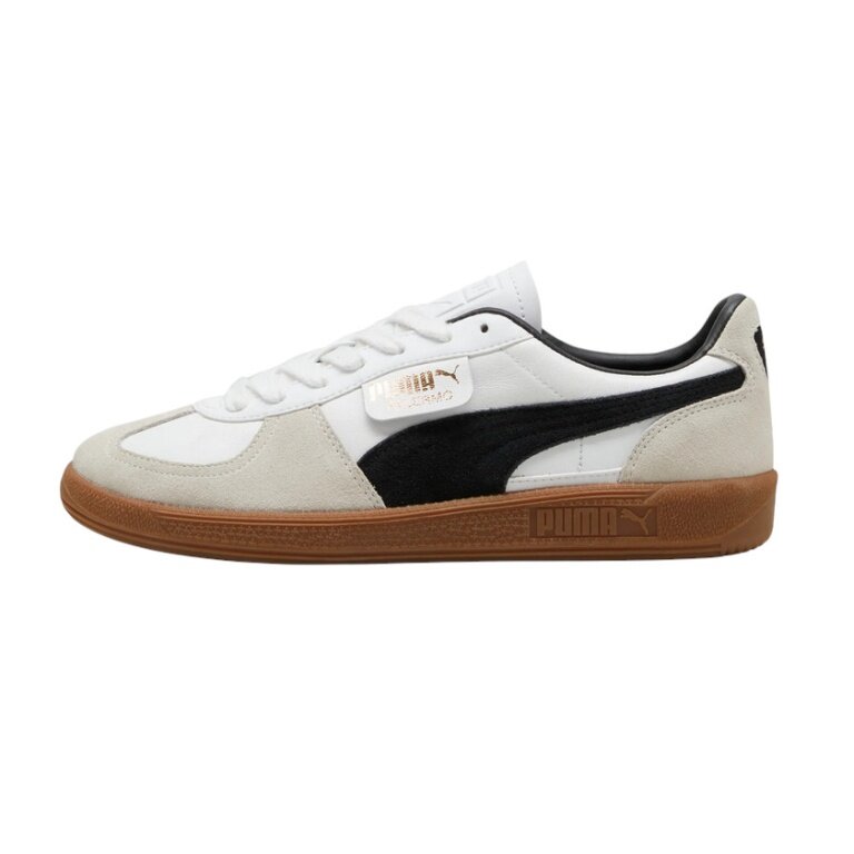 Puma Palermo Leather Sneakers white/beige/black men's