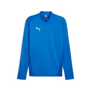 Puma Sport Long Sleeve Shirt teamGOAL Training 1/4 Zip Top royal blue Men's