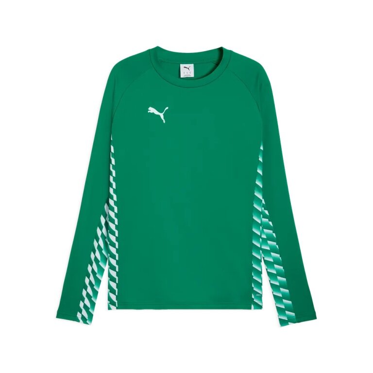 Puma Sport Long Sleeve Shirt teamLIGA26 Training Sweat (100% recycled Polyester, breathable) green Men's