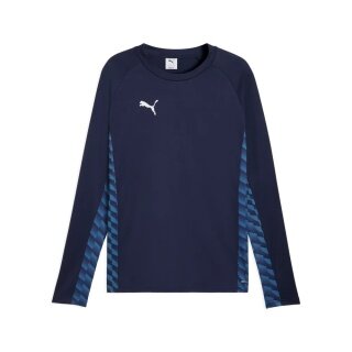 Puma Sport Long Sleeve Shirt teamLIGA26 Training Sweat (100% recycled Polyester, breathable) navy blue Men's