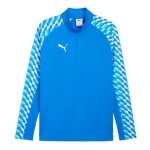 Puma Sport Long Sleeve Shirt teamLIGA26 Training 1/4 Zip Top (100% recycled Polyester, breathable) blue Men's