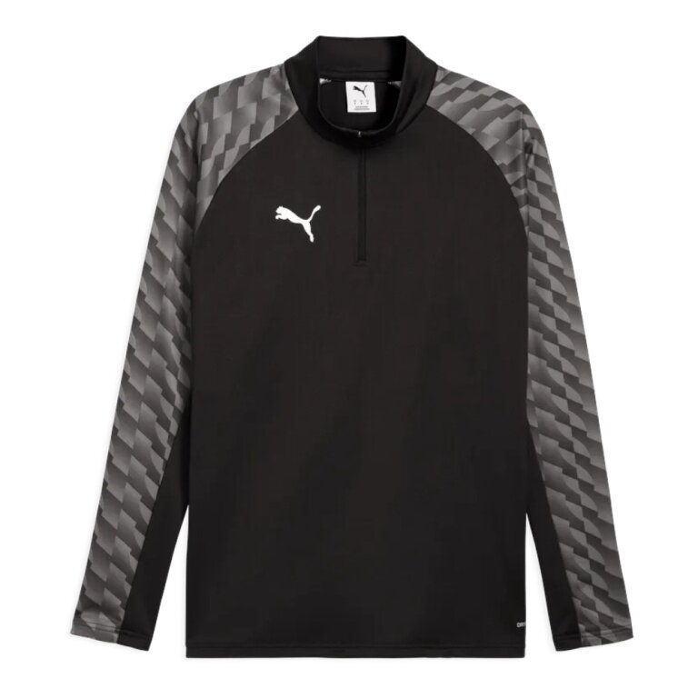 Puma Sport Long Sleeve Shirt teamLIGA26 Training 1/4 Zip Top (100% recycled Polyester, breathable) black Men's