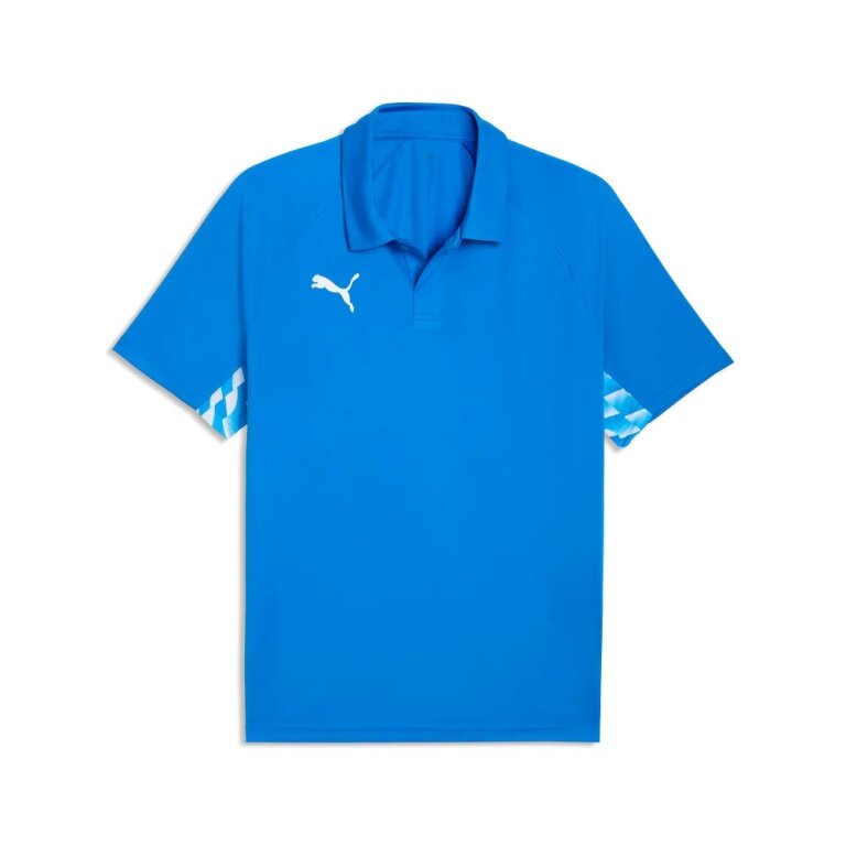 Puma Sport Polo teamLIGA26 Sideline (high wearing comfort, breathable) royal blue men's