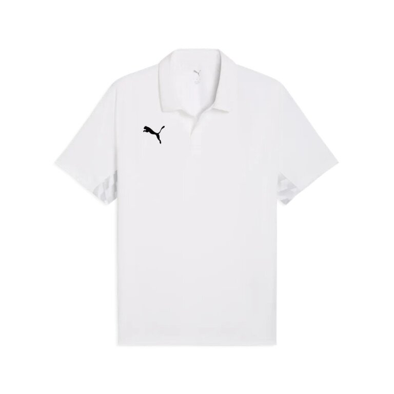 Puma Sport Polo teamLIGA26 Sideline (high wearing comfort, breathable) white men's