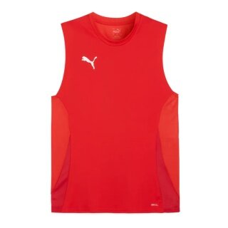 Puma Sport Tank Top teamGOAL Sleeveless Jersey red Men's