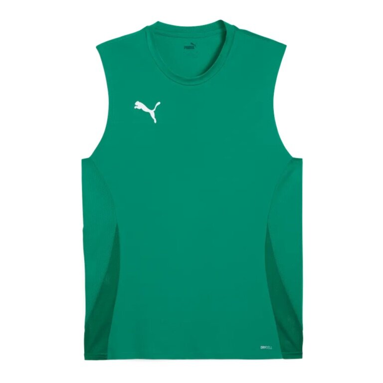 Puma Sport Tank Top teamGOAL Sleeveless Jersey green Men's