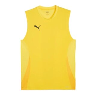 Puma Sport Tank Top teamGOAL Sleeveless Jersey yellow Men's