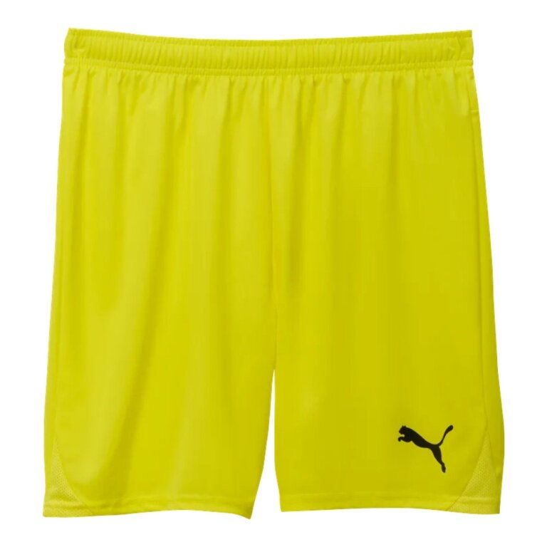 Puma teamGOAL Sports Shorts (100% recycled Polyester) short neon yellow men's