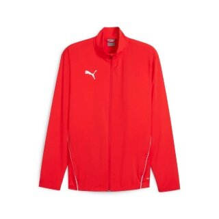 Puma Sports Jacket teamGOAL Sideline Jacket (100% recycled Polyester, breathable) red Men's