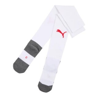 Puma teamLIGA26 Core knee socks white/red - 1 pair