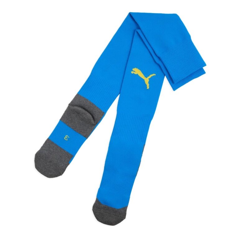 Puma TeamLIGA26 Core Royal Blue/Yellow Knee Socks - 1 Pair