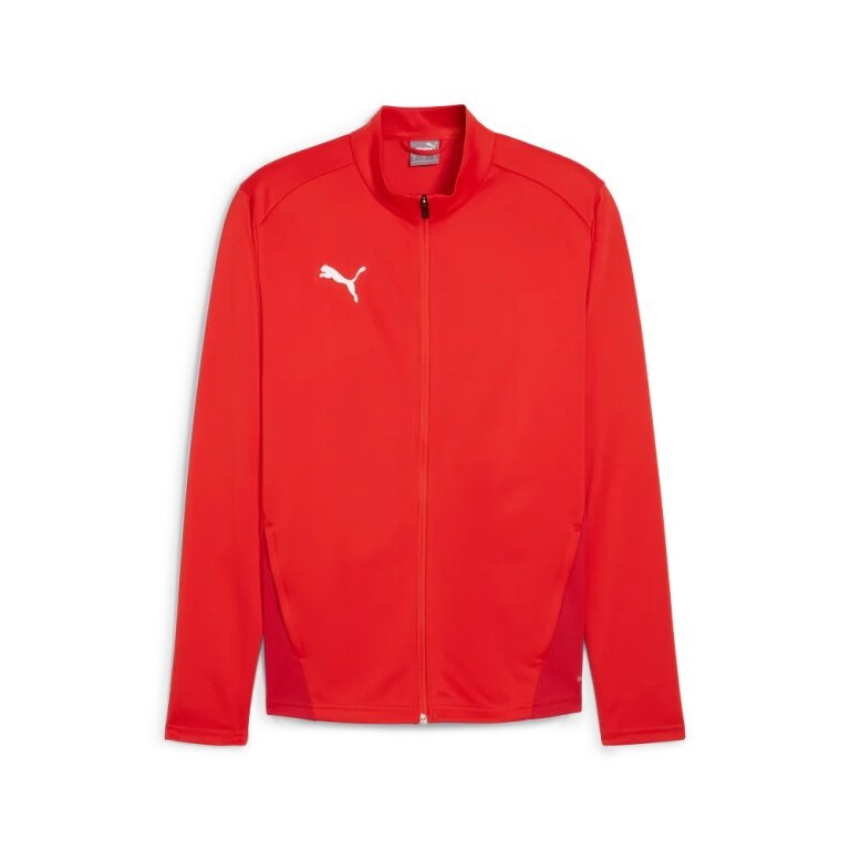 Puma teamGOAL Training Jacket (100% recycled Polyester, breathable) red Men's