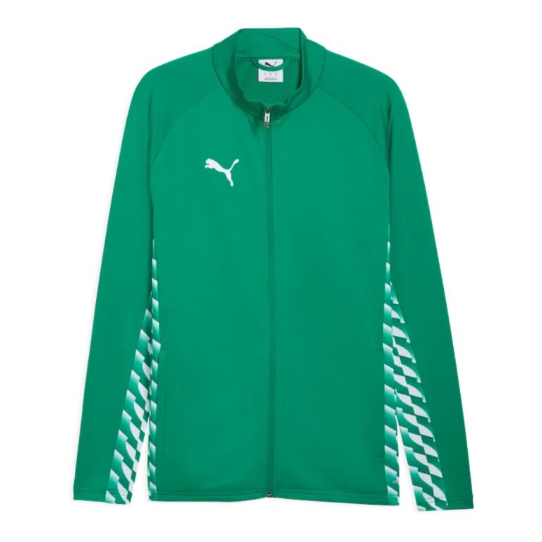 Puma teamLIGA26 Training Jacket (Full-Zip, 100% recycled Polyester, breathable) green Men's