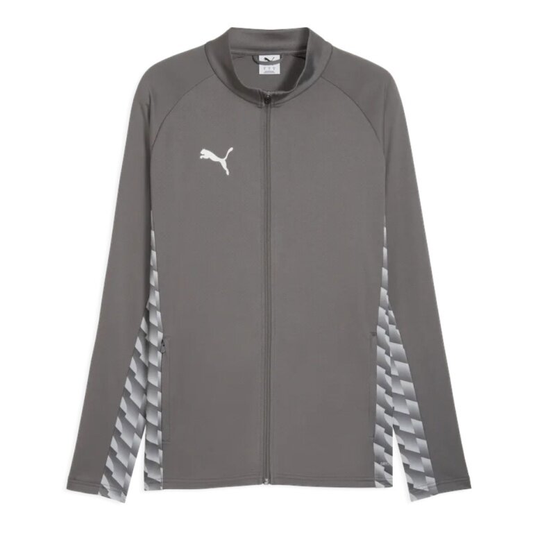 Puma teamLIGA26 Training Jacket (Full-Zip, 100% recycled Polyester, breathable) grey Men's