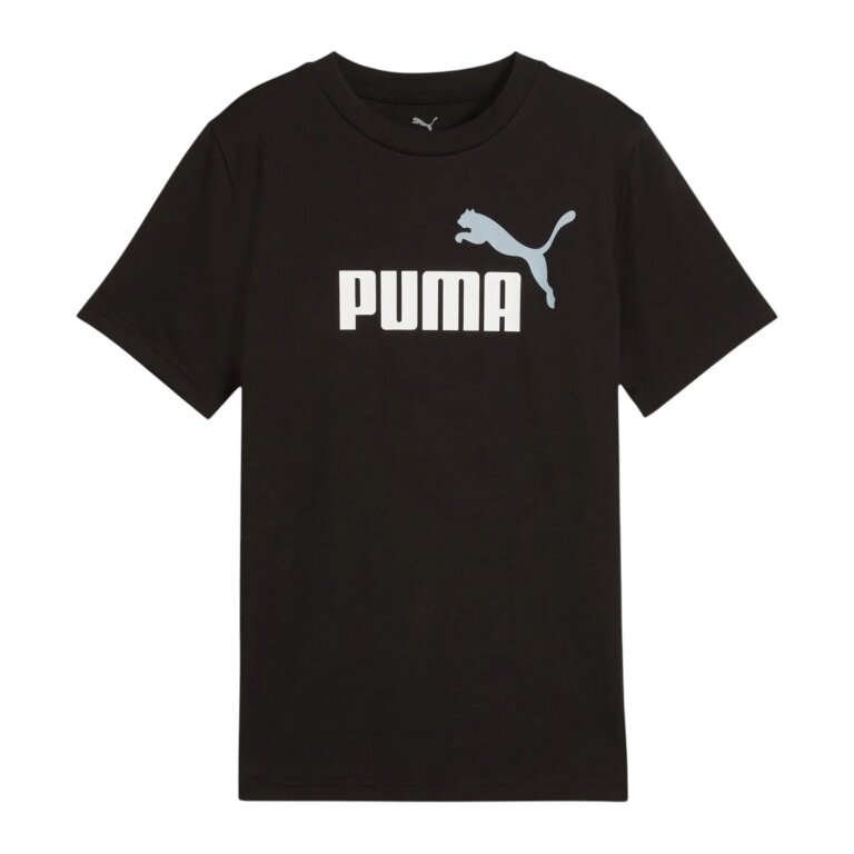 Puma Leisure T-shirt ESS 2 Colour No.1 Logo Tee (Cotton) black boys