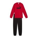 Puma Tracksuit ESS No.1 Logo Crew Sweat Suit TR B (Trousers + Jumper) red/black boys