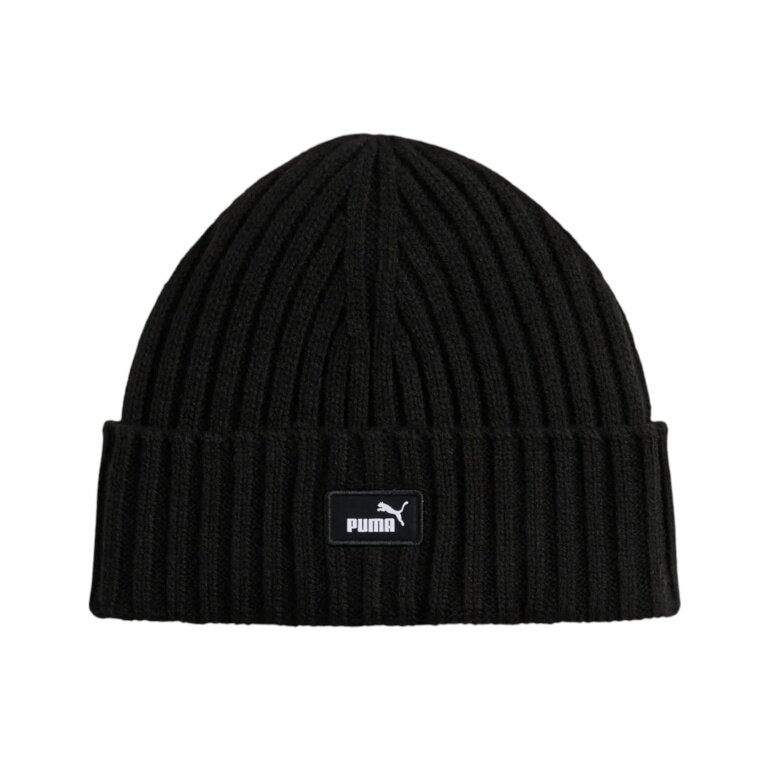 Puma knitted hat (beanie) ESS Fisherman (ribbed structure) black - 1 piece
